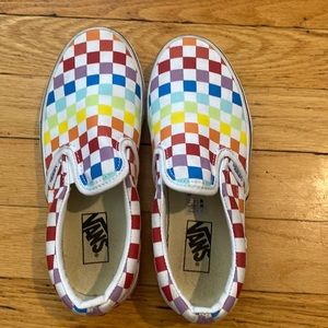 Kids rainbow vans
